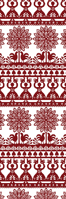 Rolgordijn verduisterend Bruin patroon