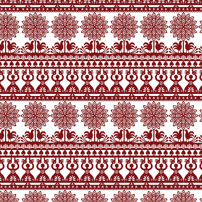 Rolgordijn verduisterend Bruin patroon