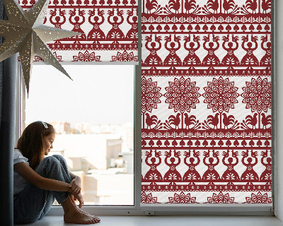 Rolgordijn verduisterend Bruin patroon