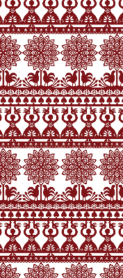 Rolgordijn verduisterend Bruin patroon