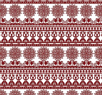 Rolgordijn verduisterend Bruin patroon