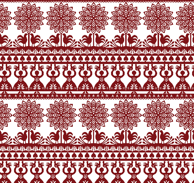 Rolgordijn verduisterend Bruin patroon