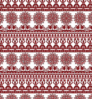 Rolgordijn verduisterend Bruin patroon