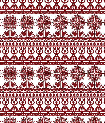 Rolgordijn verduisterend Bruin patroon