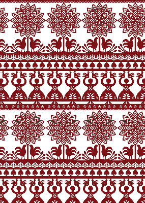 Rolgordijn verduisterend Bruin patroon