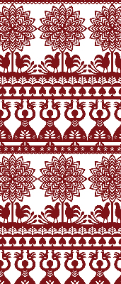 Rolgordijn verduisterend Bruin patroon