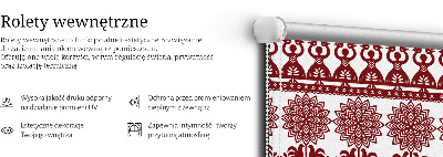 Rolgordijn verduisterend Bruin patroon