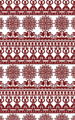 Rolgordijn verduisterend Bruin patroon