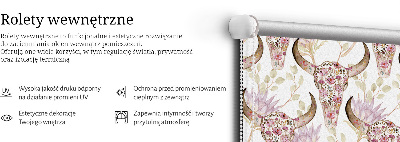 Rolgordijn verduisterend Kleurrijke buffelkoppen