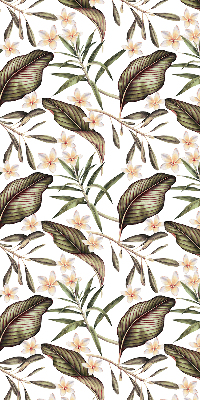 Rolgordijn voor het raam Bloemen met stengels