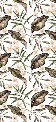 Rolgordijn voor het raam Bloemen met stengels