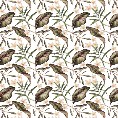 Rolgordijn voor het raam Bloemen met stengels