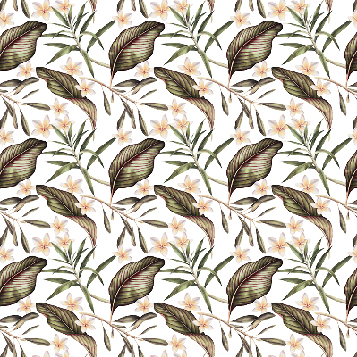 Rolgordijn voor het raam Bloemen met stengels