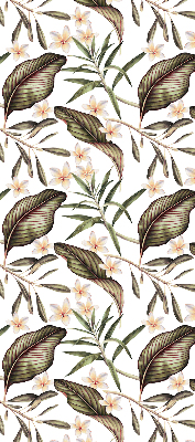 Rolgordijn voor het raam Bloemen met stengels