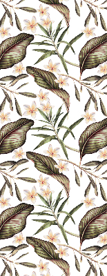 Rolgordijn voor het raam Bloemen met stengels