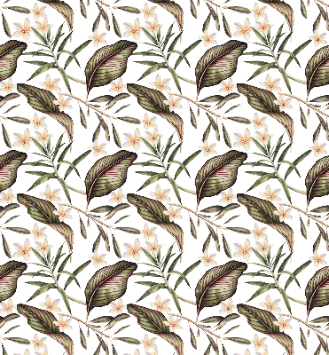 Rolgordijn voor het raam Bloemen met stengels