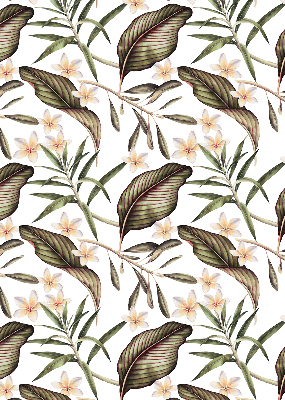 Rolgordijn voor het raam Bloemen met stengels