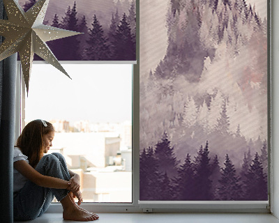 Rolgordijn verduisterend Geschilderde bergen