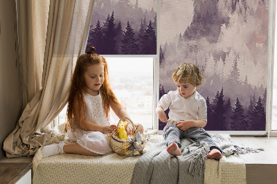 Rolgordijn verduisterend Geschilderde bergen