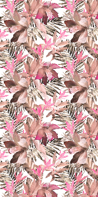 Rolgordijn verduisterend Roze bloemen