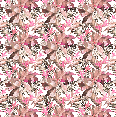 Rolgordijn verduisterend Roze bloemen