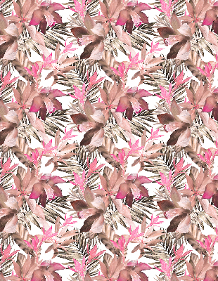 Rolgordijn verduisterend Roze bloemen