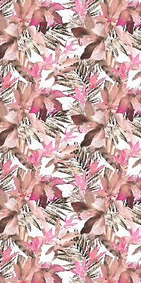 Rolgordijn verduisterend Roze bloemen