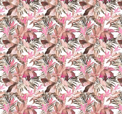 Rolgordijn verduisterend Roze bloemen