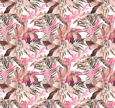 Rolgordijn verduisterend Roze bloemen