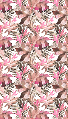 Rolgordijn verduisterend Roze bloemen