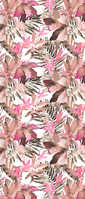 Rolgordijn verduisterend Roze bloemen