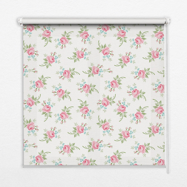 Rolgordijn voor het raam Rozen