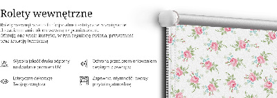 Rolgordijn voor het raam Rozen