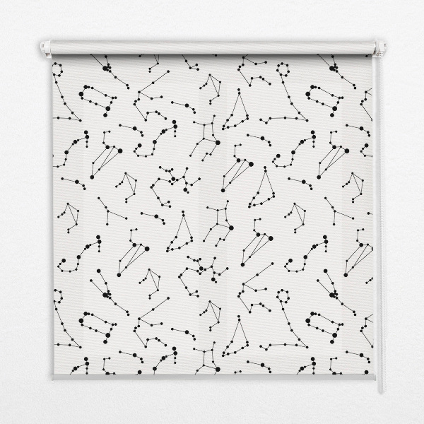 Rolgordijn voor het raam Sterrenbeelden