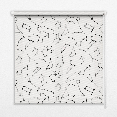 Rolgordijn voor het raam Sterrenbeelden