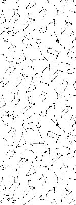 Rolgordijn voor het raam Sterrenbeelden