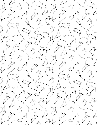 Rolgordijn voor het raam Sterrenbeelden