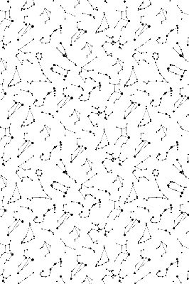 Rolgordijn voor het raam Sterrenbeelden