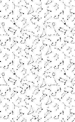 Rolgordijn voor het raam Sterrenbeelden