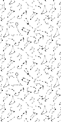 Rolgordijn voor het raam Sterrenbeelden