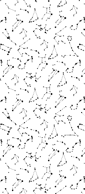 Rolgordijn voor het raam Sterrenbeelden