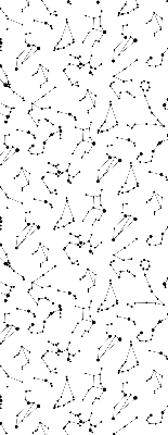 Rolgordijn voor het raam Sterrenbeelden