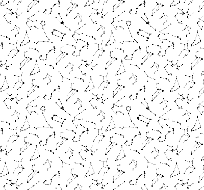 Rolgordijn voor het raam Sterrenbeelden