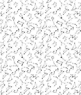 Rolgordijn voor het raam Sterrenbeelden