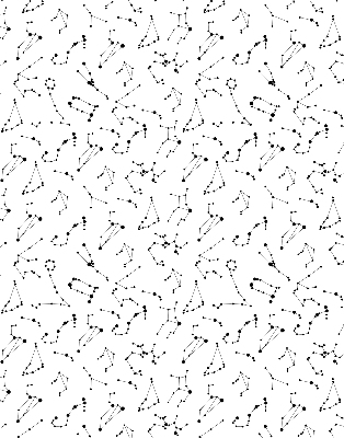 Rolgordijn voor het raam Sterrenbeelden