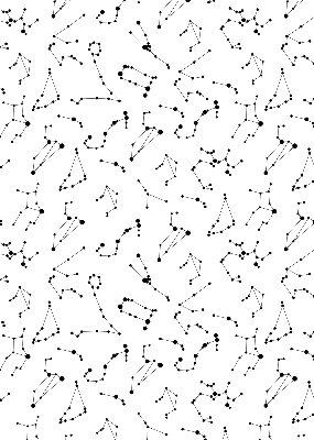 Rolgordijn voor het raam Sterrenbeelden