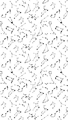 Rolgordijn voor het raam Sterrenbeelden