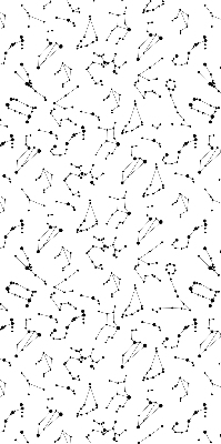 Rolgordijn voor het raam Sterrenbeelden