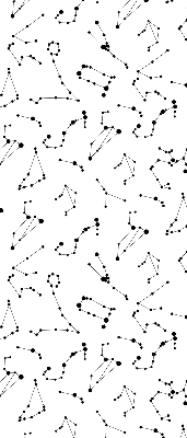 Rolgordijn voor het raam Sterrenbeelden