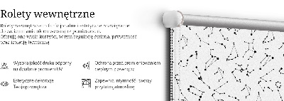 Rolgordijn voor het raam Sterrenbeelden